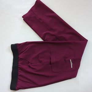 Barko Skechers Uniform Medical Pants S Burgundy Red Purple